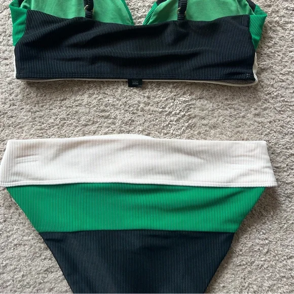 New Beach Riot Riza top + Alexis bikini size L - Picture 11 of 11